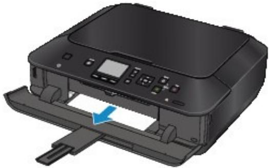 CANON MG5450 - Retirez doucement le papier. - 1