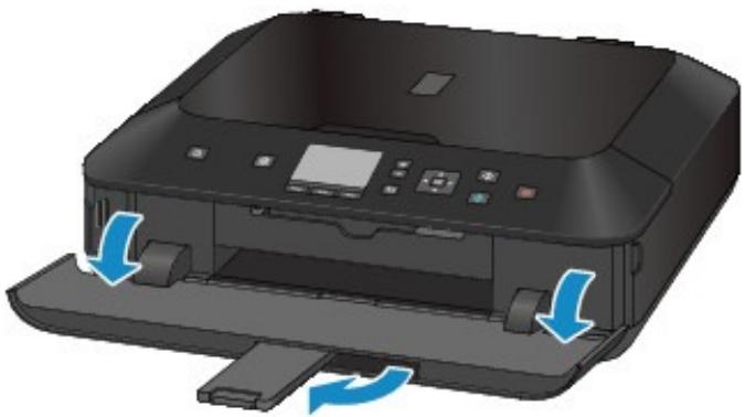 CANON MG5450 - Ouvrez le bac de sortie papier. - 1