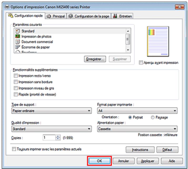CANON MG5450 - Terminez la configuration. - 1