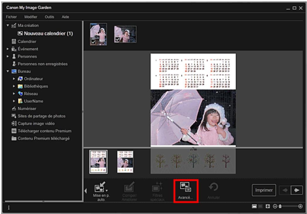 CANON PIXMA MG2255 - Cliquez sur avancé... - 1