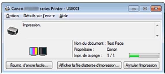 CANON PIXMA MG2255 - Lancement de l'écran d'état canon IJ - 2