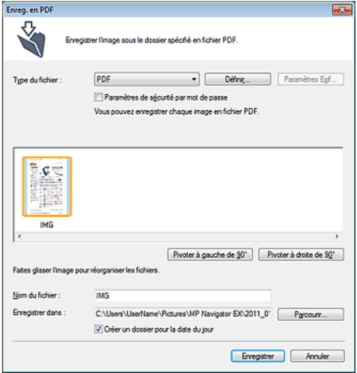 CANON PIXMA MG6250 - Boîte de dialogue enreg. en PDF - 1