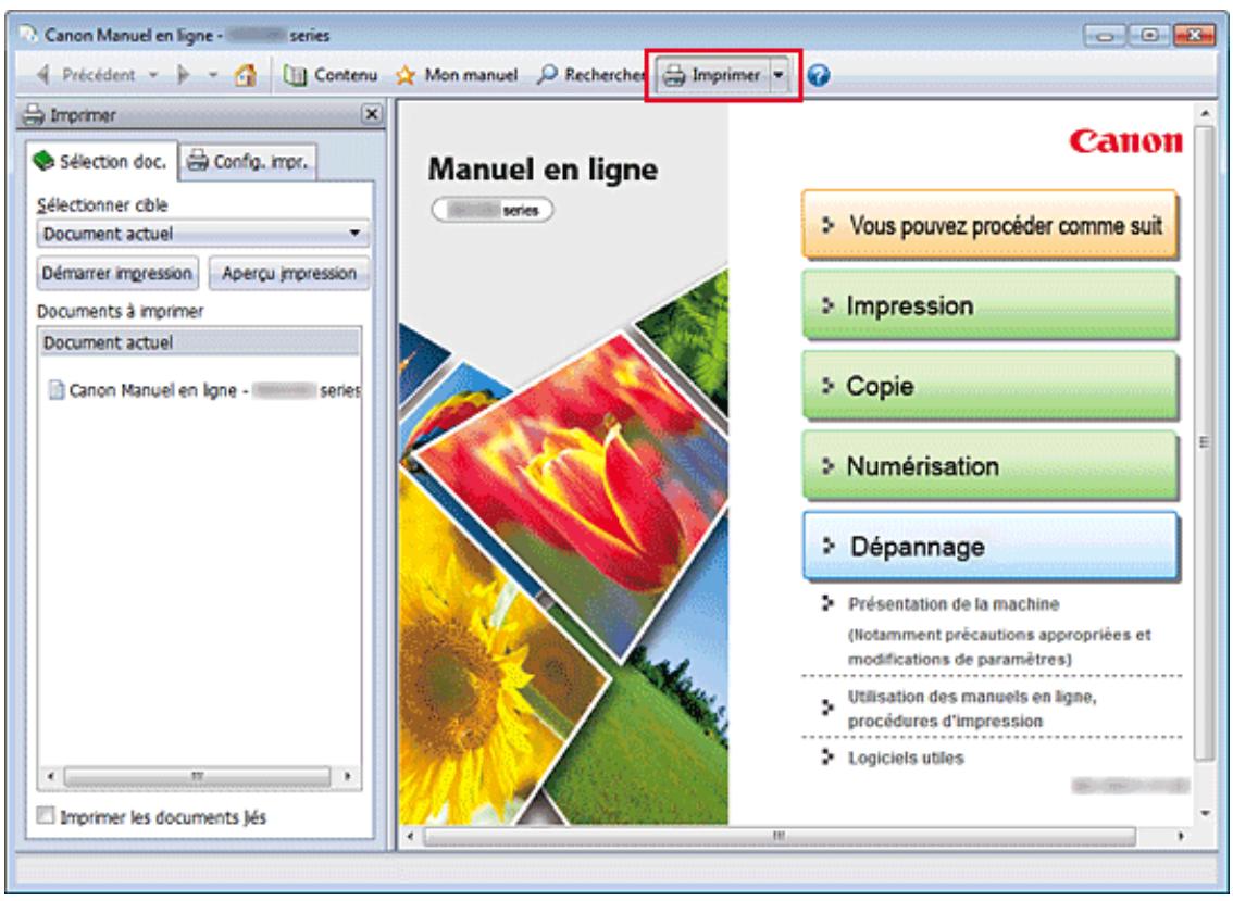 CANON PIXMA MG6250 - Impression des manuels en ligne - 1