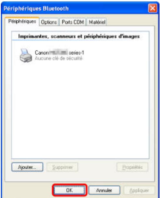 CANON PIXMA MG6250 - Cliquez sur le bouton terminer. - 2