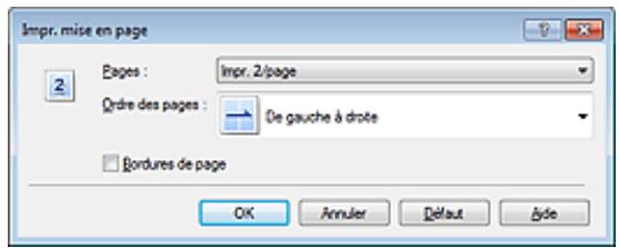 CANON PIXMA MG6250 - Impression mise en page - 3