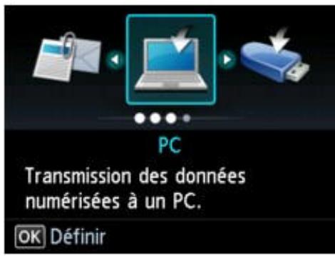 CANON PIXMA MG6250 - Joindre des données numérisées à un courrier électronique à l'aide du panneau de contrôle de la machine - 1
