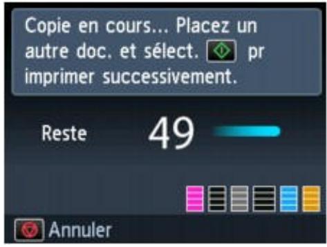CANON PIXMA MG6250 - Ajout de la tâche de copie (réalisation de la copie) - 1