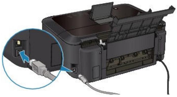 CANON PIXMA MG6250 - Connexion de la machine à l'ordinateur avec un câble USB - 1