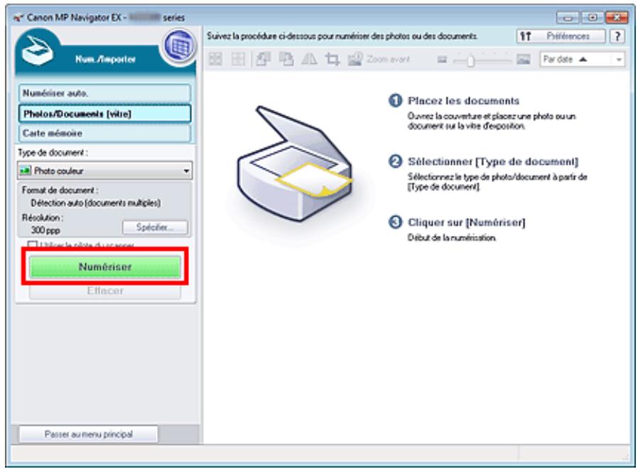 CANON PIXMA MG6250 - Cliquez sur numériser. - 1