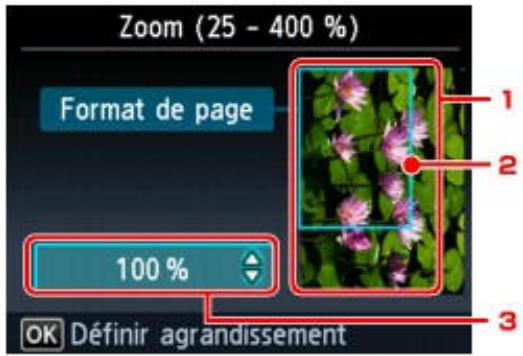 CANON PIXMA MG6250 - Affichage de l'écran aperçu - 1