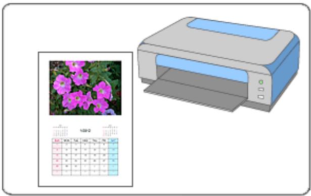 CANON PIXMA MG6250 - Impression de calendriers - 1