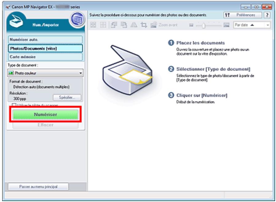 CANON PIXMA MG6250 - Cliquez sur numériser. - 1