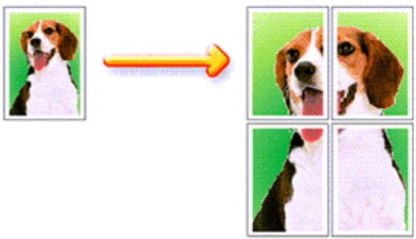 CANON PIXMA MG6250 - Impression mosaic/poster - 1