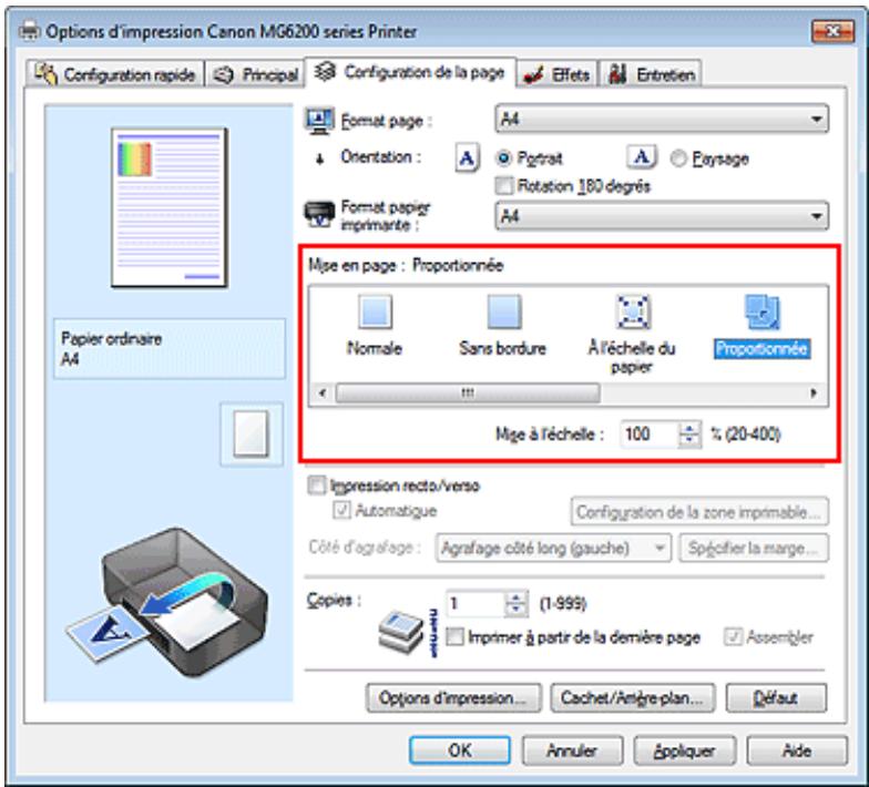 CANON PIXMA MG6250 - Impression proportionnée - 2