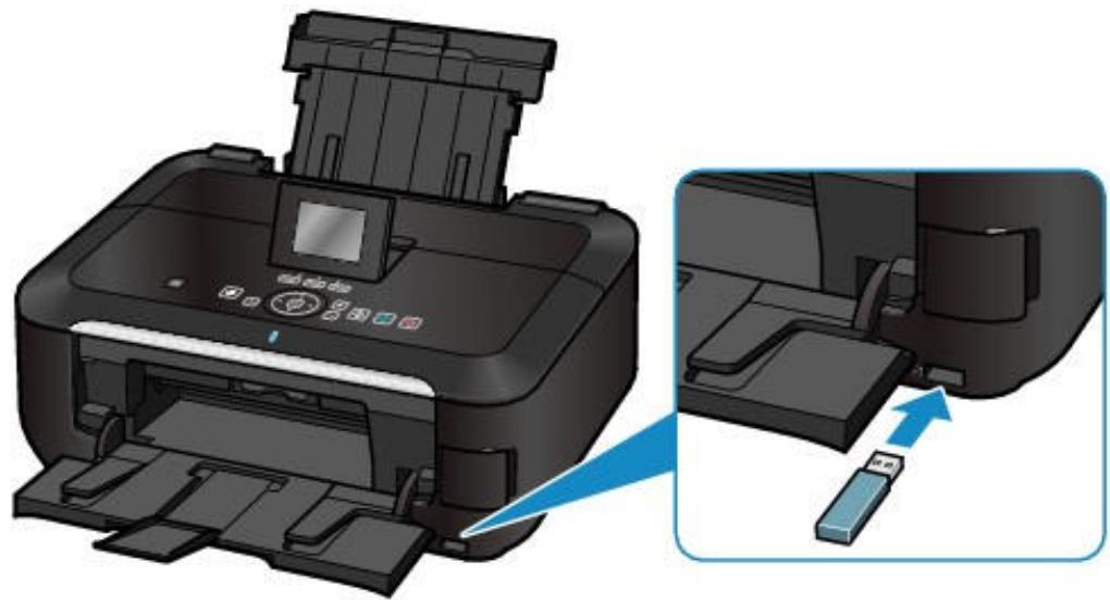 CANON PIXMA MG6250 - Avant d'insérer la clé USB flash - 1