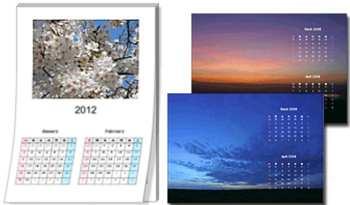 CANON PIXMA MG6250 - Impression de calendriers - 1