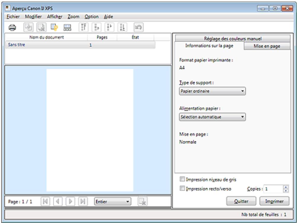 CANON PIXMA MG6250 - Modification du document à imprimer ou réimpression à partir de l'historique des impressions - 1