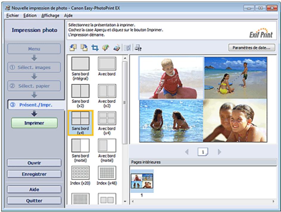 CANON PIXMA MG6250 - Impression de plusieurs photos sur une seule page - 1