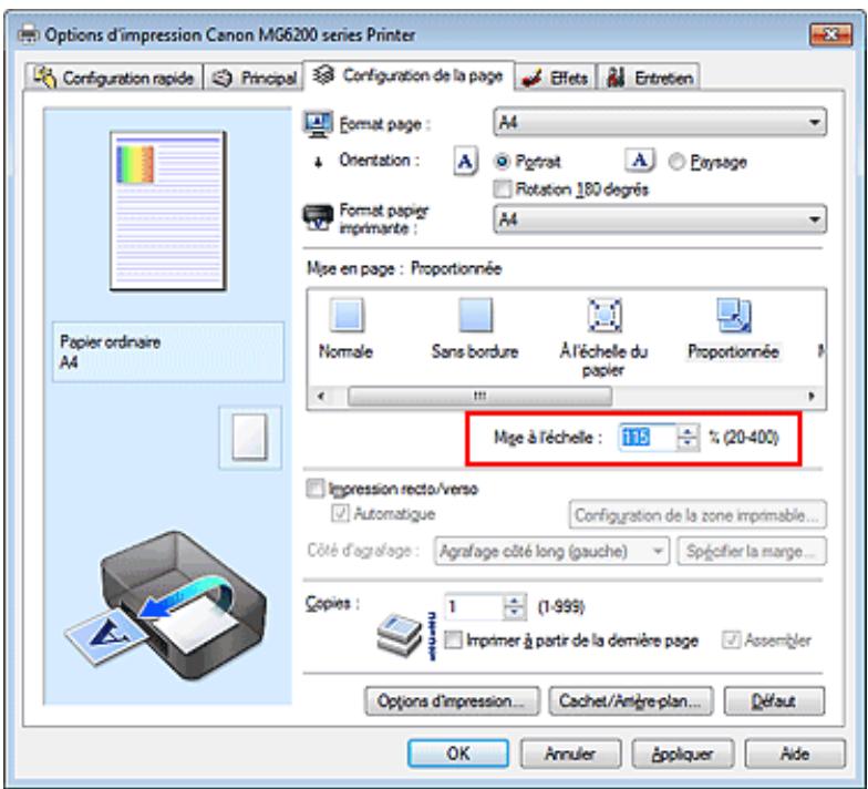 CANON PIXMA MG6250 - Impression proportionnée - 4