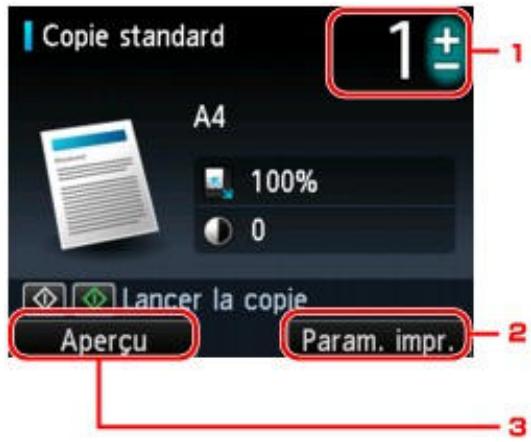 CANON PIXMA MG6250 - Copie sur la page accueil. - 1