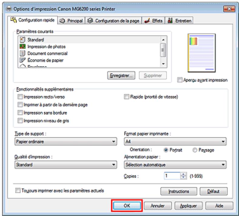 CANON PIXMA MG6250 - Terminer la configuration. - 1