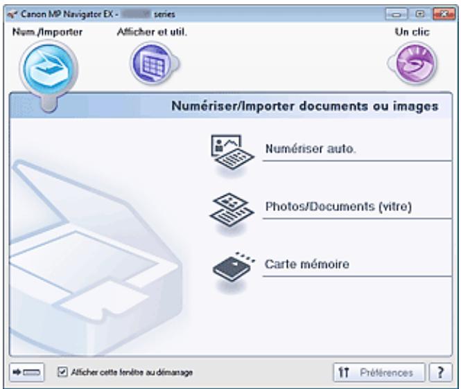 CANON PIXMA MG6250 - Écran du mode navigation - 1