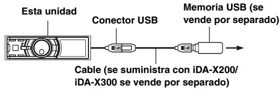 ALPINE IDA-X300 - Conecte la memoria USB - 2