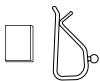 ALPINE KCE-250BT - Appliques de montage du microphone - 1