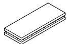 ALPINE KCE-250BT - Bande Velcro - 1