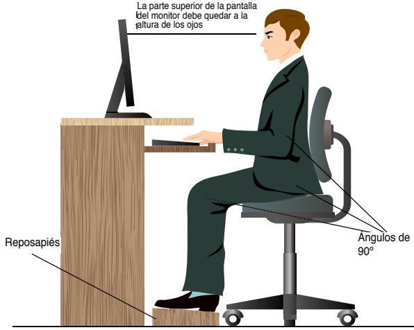 ASUS TYTAN CG8480-FR019S - Postura correcta durante el uso del PC de sobremesa - 1