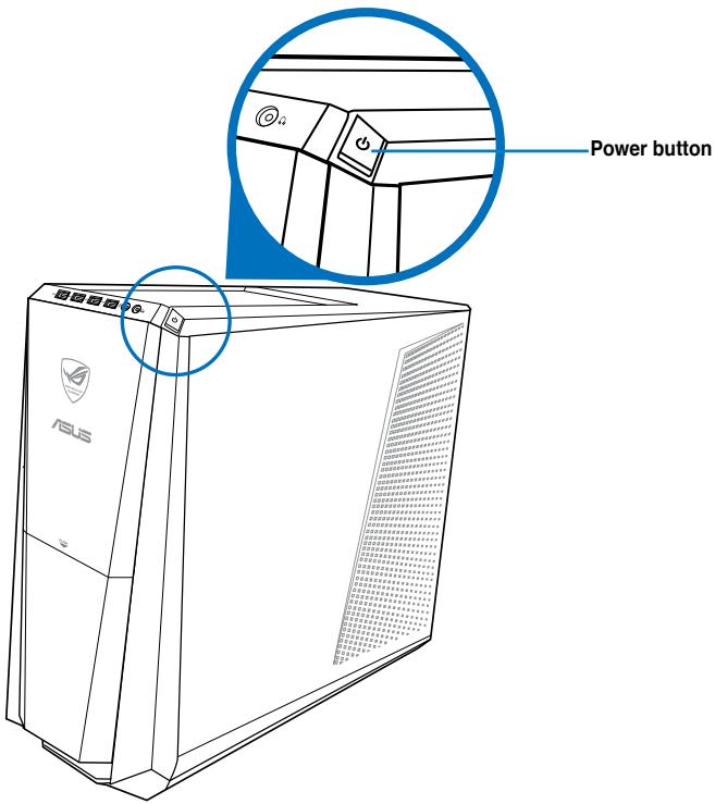ASUS TYTAN CG8480-FR019S - To turn your computer ON: - 1