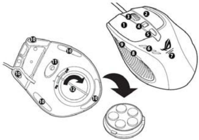 ASUS TYTAN CG8480-FR019S - Utiliser la souris de jeu ASUS GX900 - 2