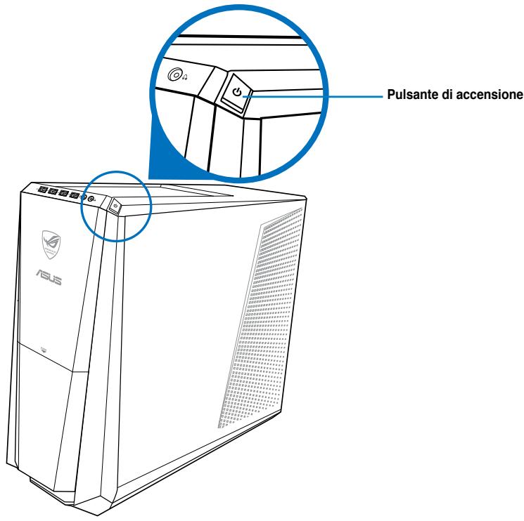 ASUS TYTAN CG8480-FR019S - Per accendere il computer: - 1