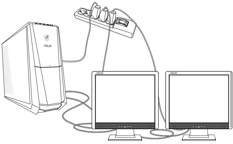 ASUS TYTAN CG8480-FR019S - Configurar variedo monitores - 1