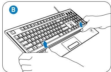 ASUS TYTAN CG8480-FR019S - Installing the ASUS ROG U9N Gaming Keyboard - 3