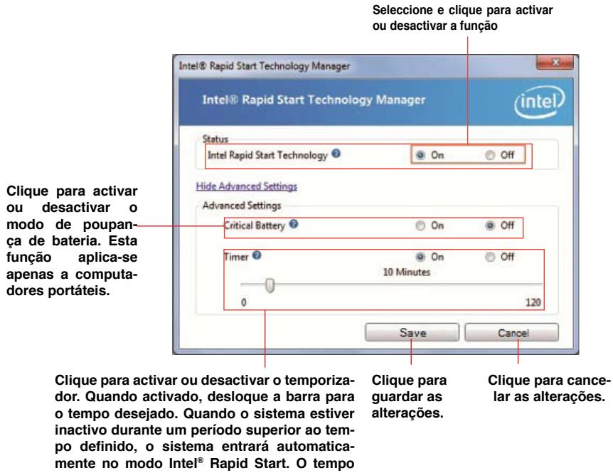 ASUS TYTAN CG8480-FR019S - Activar e desactivar a Tecnologia Intel® Rapid Start no Sistema Operativo - 3