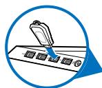 ASUS TYTAN CG8480-FR019S - Connessione di un dispositivo di archivazione USB - 1