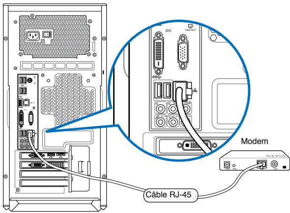 ASUS TYTAN CG8480-FR019S - Connexion via un modem cable/ADSL - 2