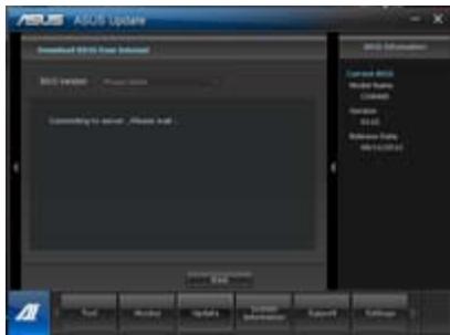 ASUS TYTAN CG8480-FR019S - Para transferir a BIOS a partir da Internet: - 3