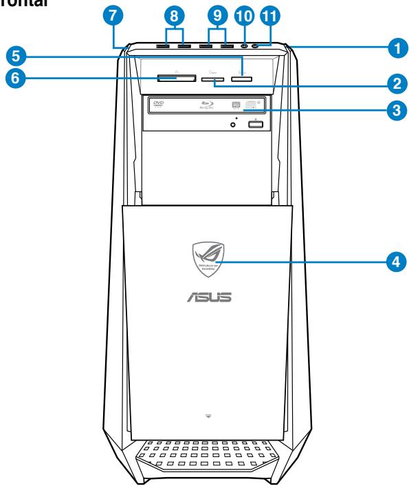 ASUS TYTAN CG8480-FR019S - Painel frontal - 1