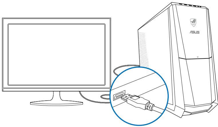 ASUS TYTAN CG8480-FR019S - Conexión de un telector HDTV - 2