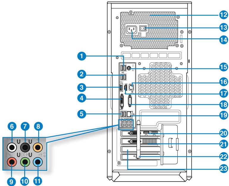 ASUS TYTAN CG8480-FR019S - Painel frontal - 3