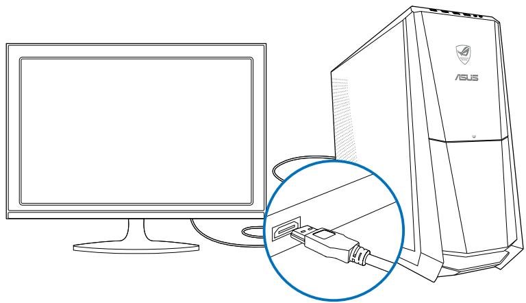 ASUS TYTAN CG8480-FR019S - Een HDTV aansluiten - 2