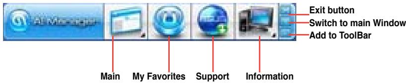 ASUS TYTAN CG8480-FR019S - AI Manager quick bar - 1