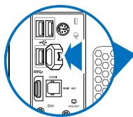 ASUS TYTAN CG8480-FR019S - Tia va ouvoeetmuoukeun anohtkeuaC USB: - 3
