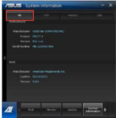 ASUS TYTAN CG8480-FR019S - Menu d'informations du système - 2