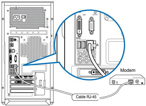 ASUS TYTAN CG8480-FR019S - Conexión a工程技术 de un modem DSL/por cable - 2