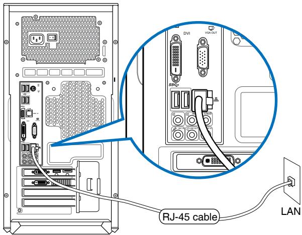 ASUS TYTAN CG8480-FR019S - Per la connessione LAN: - 1