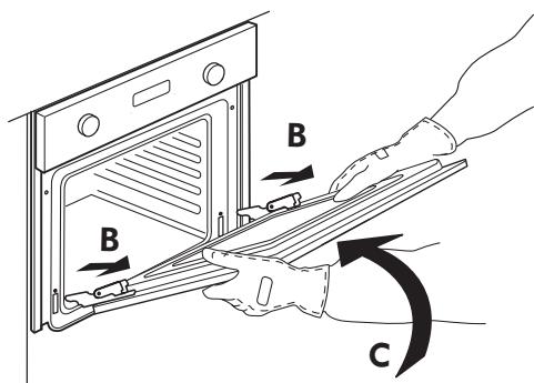 WHIRLPOOL OV B32 S - To remove the door - 3