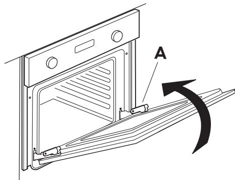 WHIRLPOOL OV B32 S - Para remover a porta: - 2